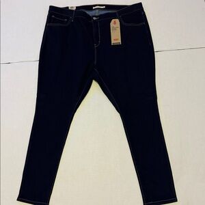 Levi's 720 High-Rise Super Skinny Midnight Blue Denim Jeans